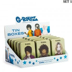G-ROLLZ | Pets Rock Large Storage Boxes 15pcs in Display - 5.3x3.3x1in [PR3352]